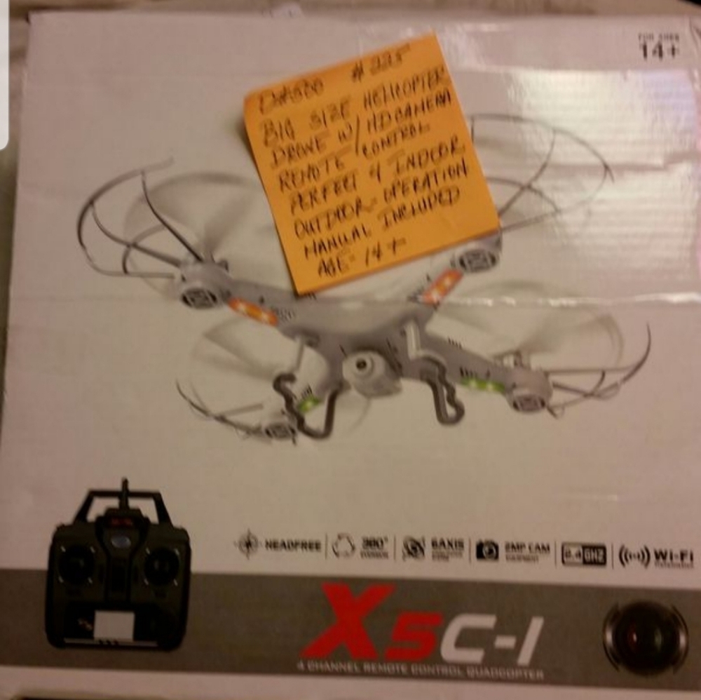LARGE HELICOPTER DRONE W/CAMERA $99